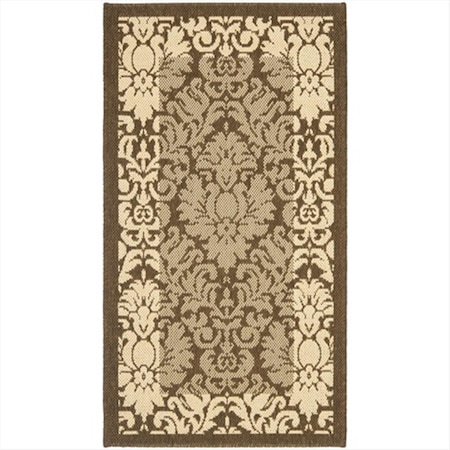 Safavieh 2 Ft. X 3 Ft. -7 In. Accent Indoor-Outdoor Courtyard- Natural And Terra- Machine Made Rug CY2727-3009-2